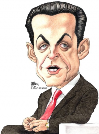 Sarkozy. Britové za kanálem jako odvěký protivník.