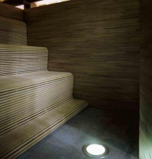 Srdce domu - moderní sauna.