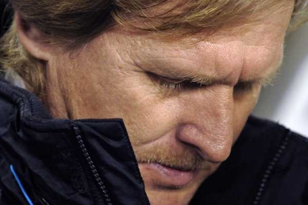 Zklamaný kouč Realu Madrid Bernd Schuster.