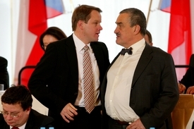 Martin Bursík a Karel Schwarzenberg.