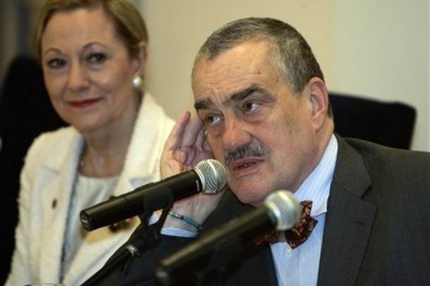 Ministr zahraničí ČR a vedoucí mise EU, Karel Schwarzenberg.