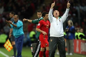 Portugalský trenér Felipe Scolari.