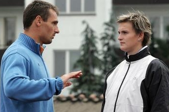 Roman Šebrle (vlevo) a Barbora Špotáková Roman Šebrle (vlevo) a Barbora Špotáková