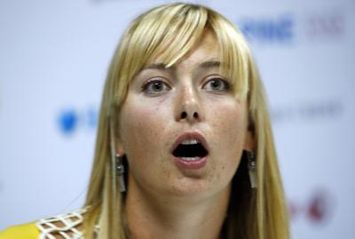 Ruska Maria Šarapovová. Že by špatný vzor pro malé tenistky?