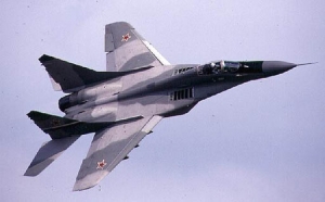 Ruský Mig-29 Fulcrum.