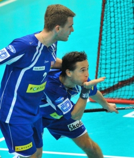 Střelec dvou branek Čechů Radek Sikora.