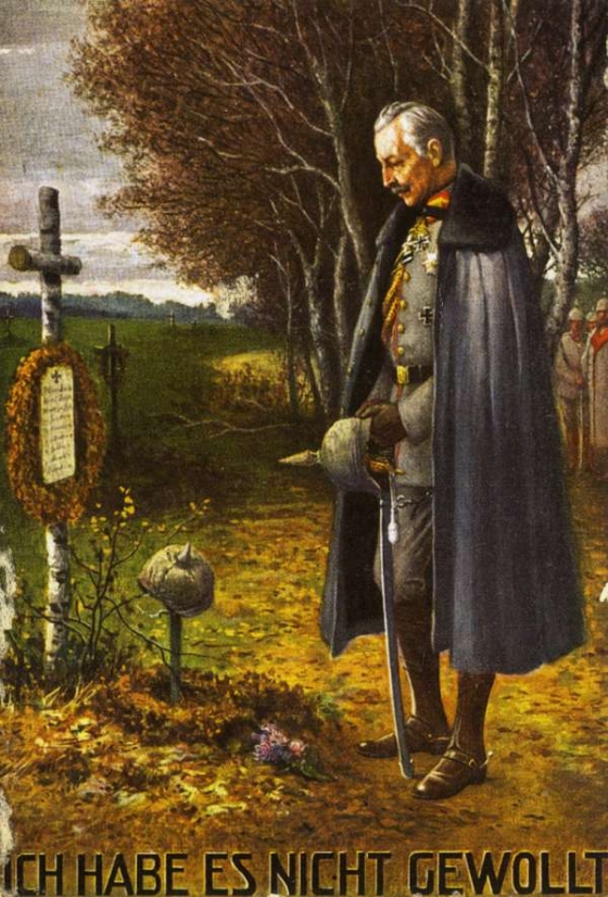 Nechtěl jsem to... , vzkazoval Vilém II. z exilu Němcům.