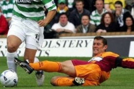 Skotsk&yacute; fotbalista Motherwellu Phil O'Donnell.