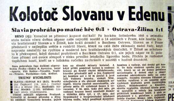 Začala liga. A pražská Slavia dostala výprask od Slovanu Bratislava.