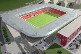Návrh nového stadionu pražské Slavie