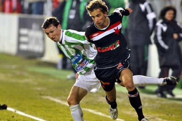 Momentka z pražského derby Bohemians - Slavia.
