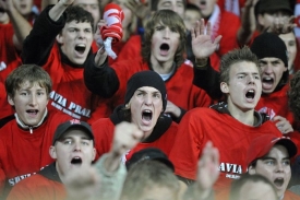 Fanoušci Slavie - ilustrační foto.