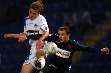Snímek z utkání Slavie v Liberci Snímek z utkání Slavie v Liberci