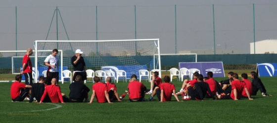 Fotbalisté Slavie na soustředění v Dubaji. Fotbalisté Slavie na soustředění v Dubaji.