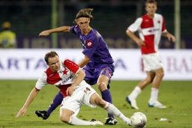 Ani Zdeněk Šenkeřík nedokázal zabránit prohře Slavie proti Fiorentině.