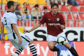Útočník Sparty Miroslav Slepička gól nevstřelil, a Sparta prohrála.