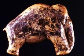Mamut ze &quot;slonoviny&quot;, 3,7 cm dlouhý, Lonetal
