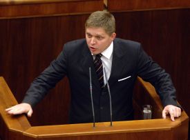 Robert Fico v parlamentu