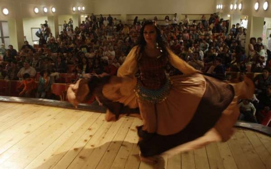 Romská kultuta (Romathan) v kulturním centru v Košicích.