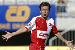 Vladmír Šmicer už má za sebou první trefu po svém návratu do Slavie. Proti Kladnu proměnil penaltu.