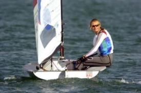 Jachtařka Lenka Šmídová.
