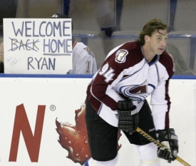 Ryan Smyth na ledě Edmontonu