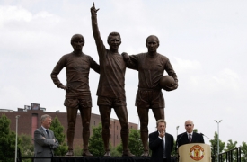 Souso&scaron;&iacute; slavn&yacute;ch hr&aacute;čů Manchesteru.