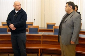 Jiří Daniš (vlevo) a Ladislav Grulo v síni brněnského krajského soudu.