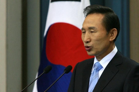 Jihokorejský prezident Lee Myung Bak. Jihokorejský prezident Lee Myung Bak.