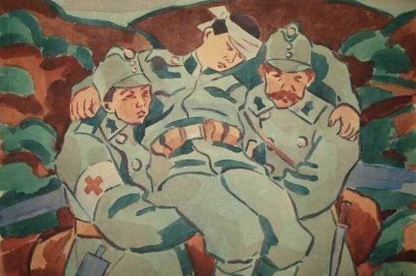 Václav Špála, Samaritáni, 1916 Václav Špála, Samaritáni, 1916