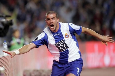 Střelec zápasu Pamplona - Levante Walter Pandiani