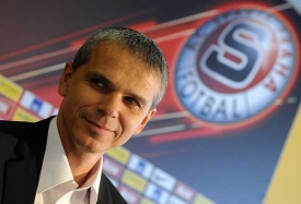 Kouč Sparty Vítězslav Lavička.