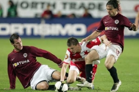 Fotbalisté Sparty už čtyři zápasy v řadě v lize nevyhráli.