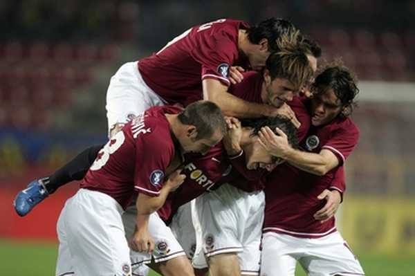 Fotbalisté Sparty.