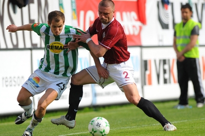 Momentka z utkání Bohemians 1905 - Sparta 0:0. Momentka z utkání Bohemians 1905 - Sparta 0:0.