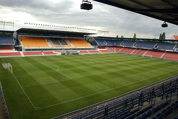 Stadion pražské Sparty na Letné.