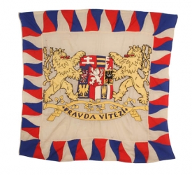 Československá prezidentská standarta.