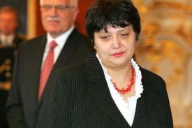 Ministryně pro lidsk&aacute; pr&aacute;va Džamila Stehl&iacute;kov&aacute;.