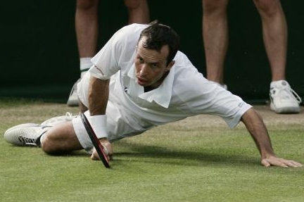 Tenista Radek Štěpánek. Po prohře s Južným ve Wimbledonu dohrál.