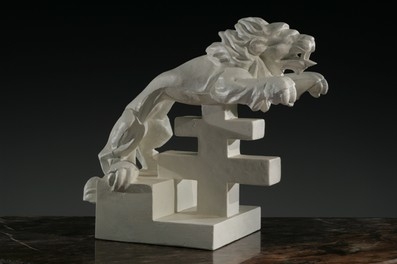 Jan Štursa - sádrový model k obelisku, 1921