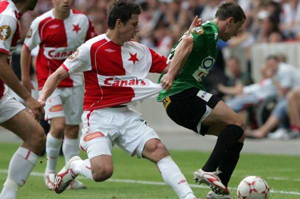 Marek Suchý, opora defenzivy fotbalové Slavie. Marek Suchý, opora defenzivy fotbalové Slavie.