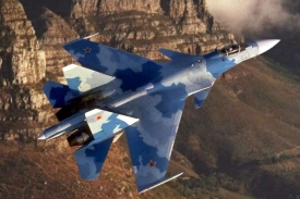 Suchoj Su-35. Ruský víceúčelový bojový letoun.