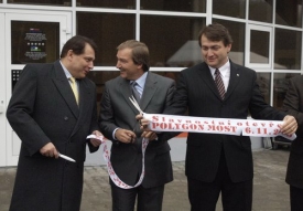 Jiří Paroubek (vpravo), Jiří Kroužek a Jiří Šulc.