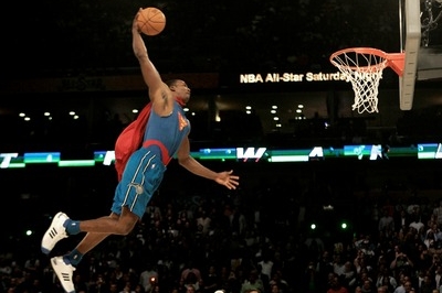 Dwight Howard jako Superman.