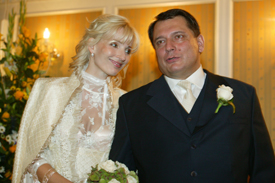 Svatba Jiřího Paroubka a Petry Kováčové.