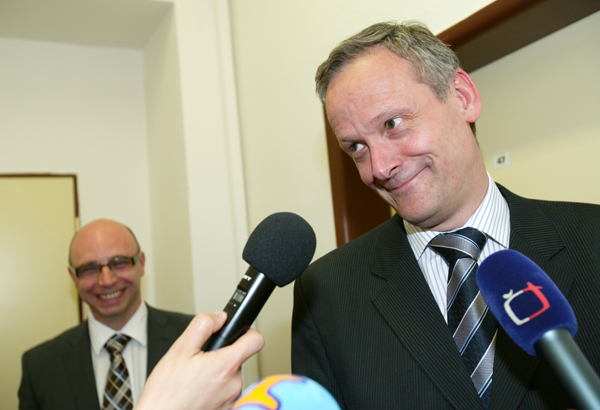 Cyril Svoboda u soudu.