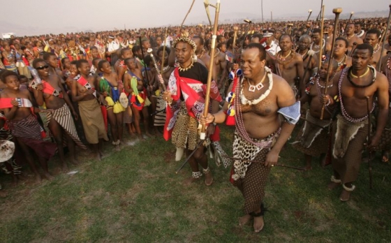 Opulentní oslavy - Mswati III.