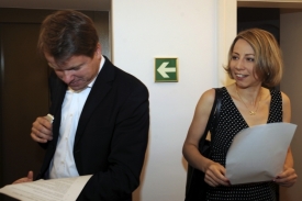 Martin Bursík a jeho hlavní spolupracovník: Kateřina Jacques.