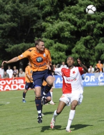 Slavia a Boleslav ve finále turnaje O pohár starosty v Čelákovicích.