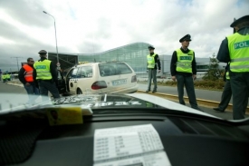 Na stávku dohlížela policie.